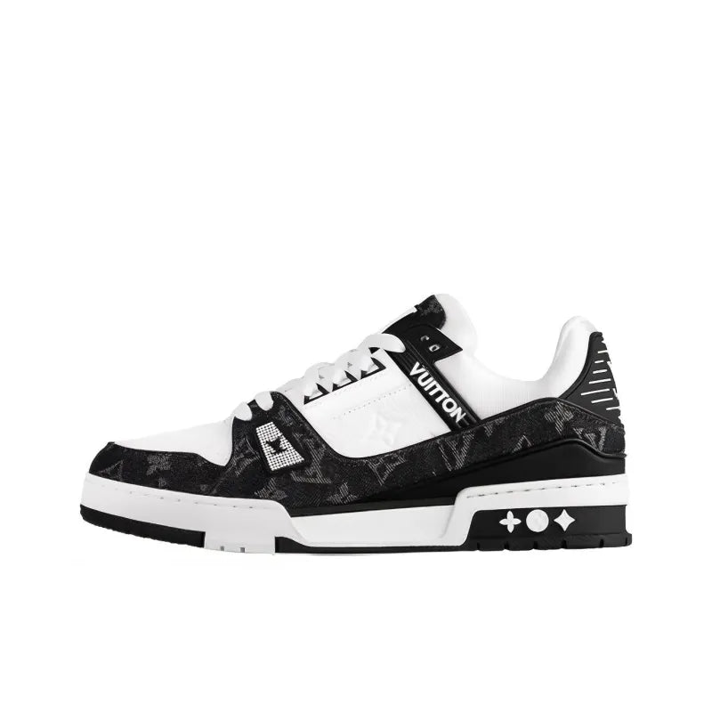 Louis Vuitton Black White Trainer
