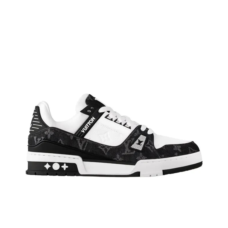 Louis Vuitton Black White Trainer