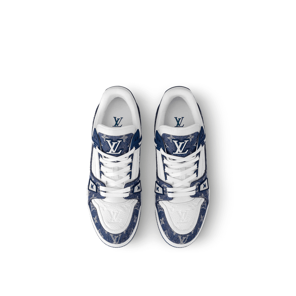Louis Vuitton Blue White Trainer